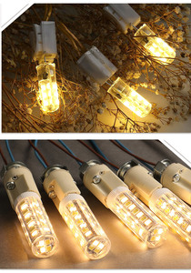หลอดไฟทรงข้าวโพด LED G9 G4หรี่แสงได้2W และ12W พร้อมเซ็นเซอร์ ROHS กระจก ac/dc และตัวเครื่องพีซีสำหรับ Warehouses3000k ไฟบ้าน - Product Image 4
