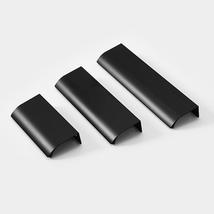 Aluminum Contemporary Drawer Edge Pulls Furniture Hardware Finger Cabinet <strong>Handle</strong> Furniture <strong>Handle</strong> & Knob