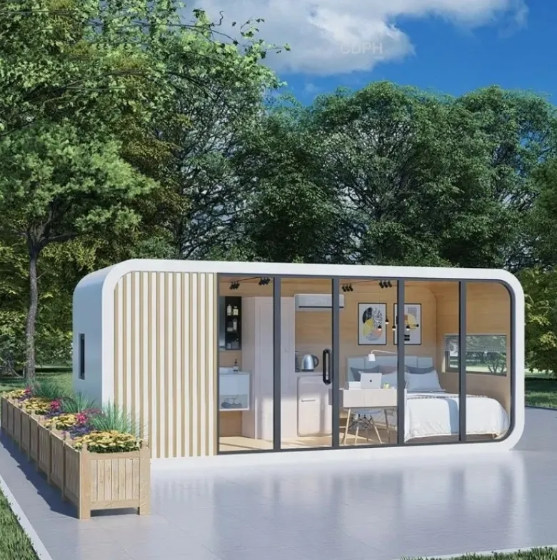 Winhouse tùy chỉnh chuyên nghiệp Modular đúc sẵn nhà biệt thự trang bị container nhà cabin prefab nhà tiểu căn hộ