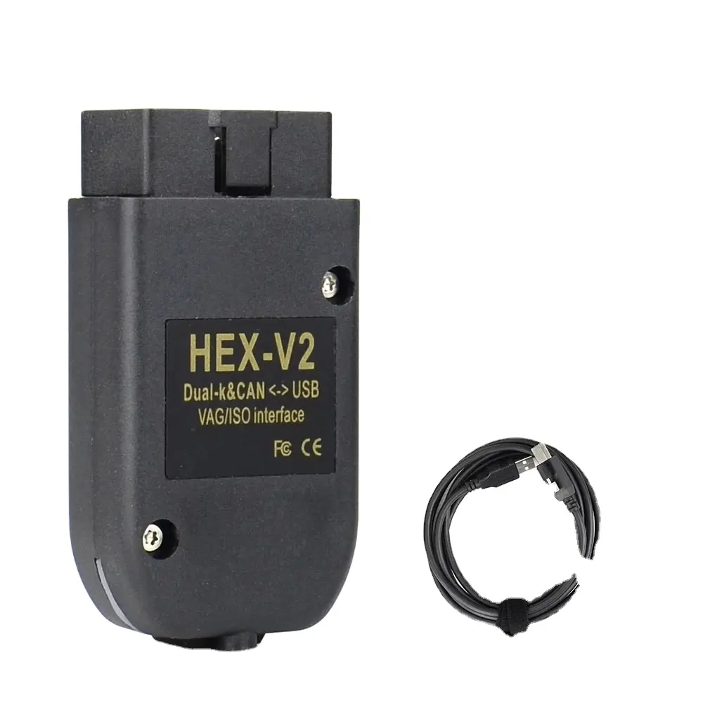 NIEMOGH VCDS HEX VAG COM ऑटो डायग्नोस्टिक टूल केबल HEX V2 OBD2 VW ऑडी स्कोडा के लिए लंबी इकोडिंग केबल ATMEGA162 FT232RQ