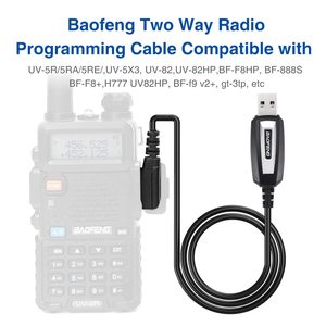 BAOFENG USBプログラミングケーブルCH340チップ対応UV-5R BF-F8HP Pro 5RM GMRS UV-5GプラスGM-15PRO GM21 UV-21R - Product Image 2