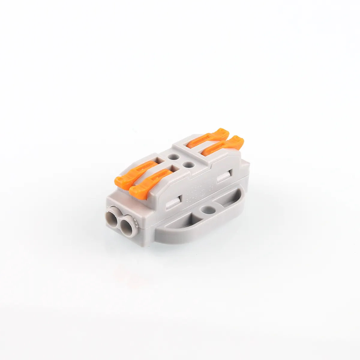 Nuovo 22-2 SPL TIPO Può essere fissato Conduttore Morsettiera Con Leva 0.08-4mm2 Compatto veloce Elettrico filo di Cablaggio del Connettore