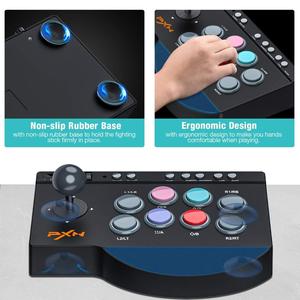 PXN 0082 PC/PS3/PS4/XBOX ONEおよびシリーズ/スイッチ用の人気のある8ウェイ有線アーケードジョイスティックゲームパッド (ターボおよびマルコアーケードスティック) - Product Image 3