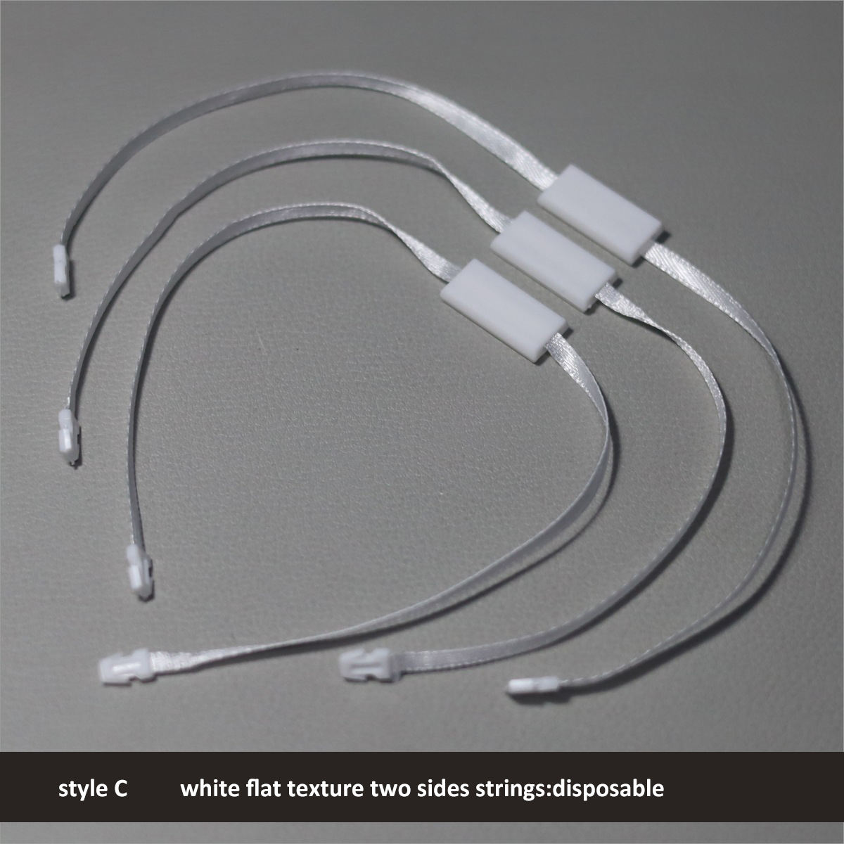 style C white Flat double lock