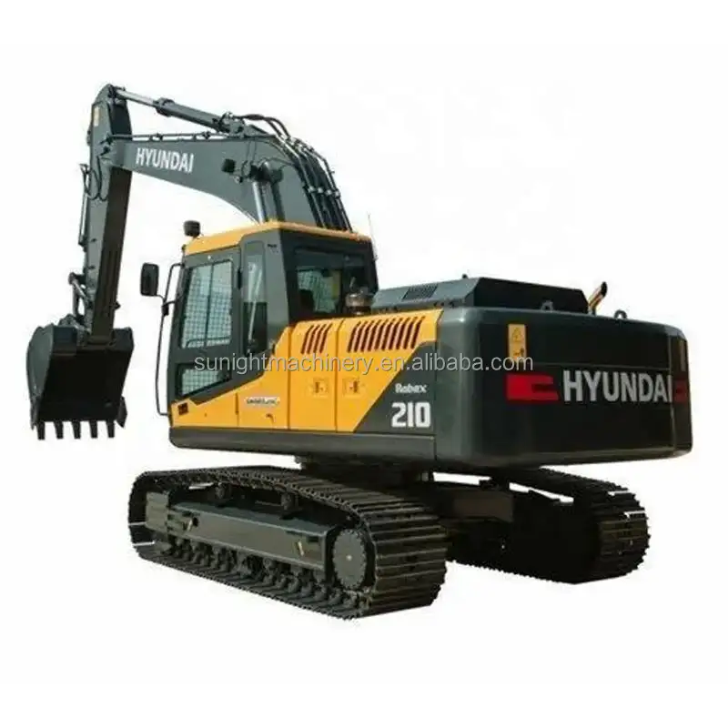 Excavatrice sur chenilles d'occasion de haute qualité 22 tonnes Hyundai 210 215 220, pelle Hyundai R210 R220 220LC-9s de la Corée du Sud à vendre