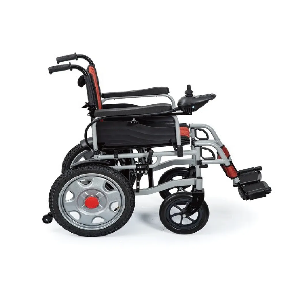 Sedia a rotelle in piedi pieghevole in lega di alluminio leggero portatile scala di potenza elettrica sedia a rotelle per disabili