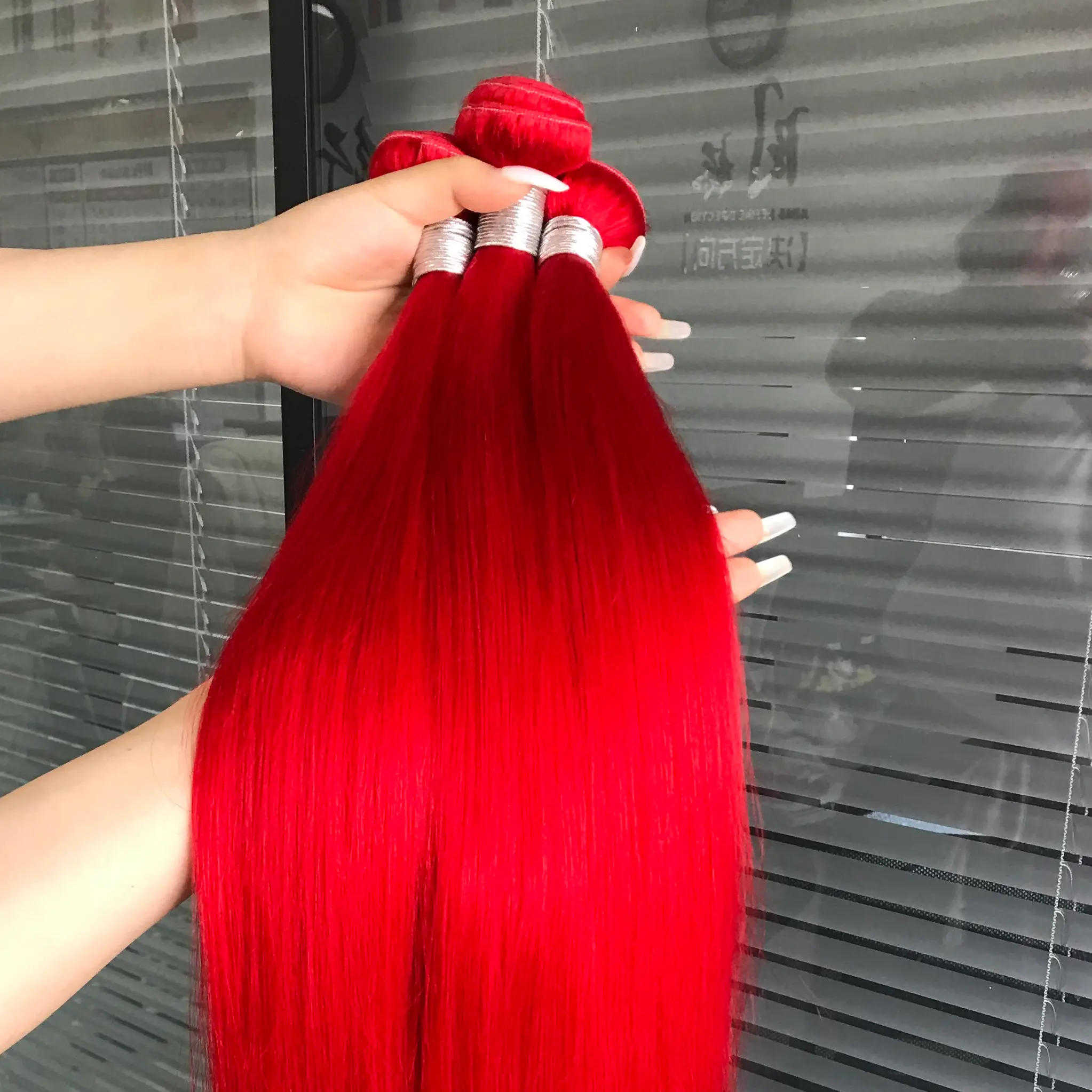 Vendedores de cabello Virgen sin procesar, extensiones de cabello humano brasileño ondulado, paquete de cabello lacio virgen brasileño sin procesar, venta al por mayor