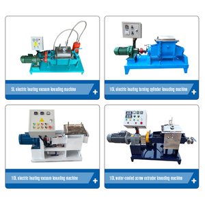 Horizontal Z Blade Small Lab Electric Heating Kneader Machine Chewing Gum Color <strong>Clay</strong> - Product Image 5