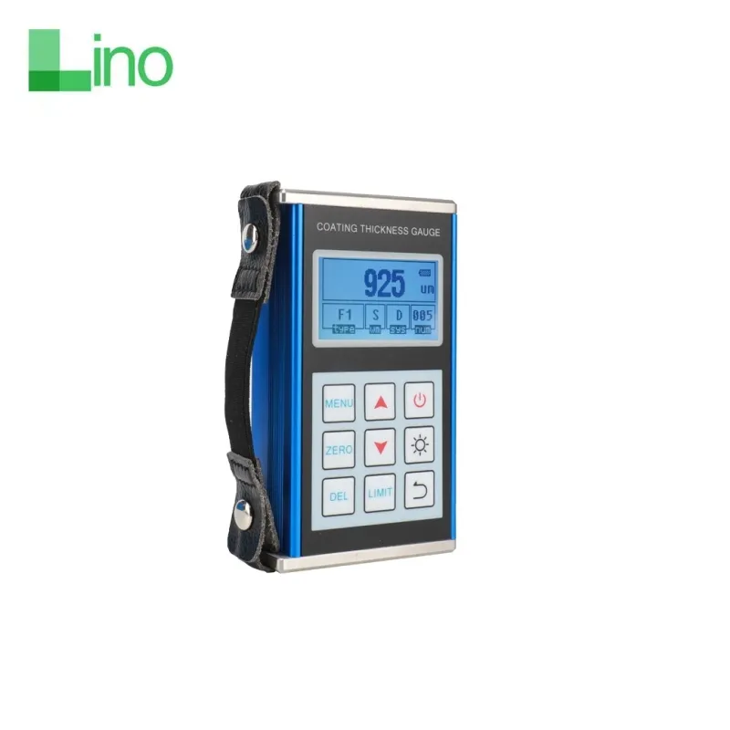 LINO Testeur d'épaisseur de revêtement numérique jauge d'épaisseur à ultrasons portable à travers le revêtement