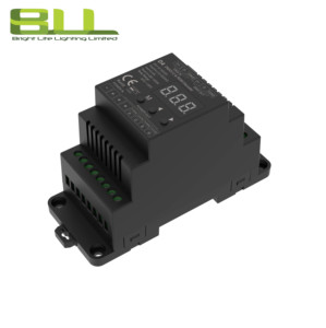 D4 RDM DMX 4通道解码器DMX512发光二极管灯控制器数字，用于RGB RGBW发光二极管条形灯