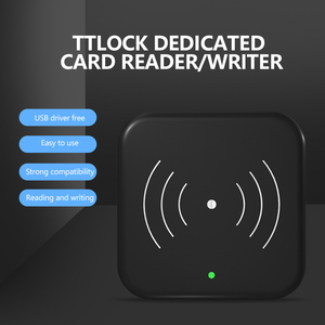 TTlock Internet Wifi Ble App Windows IC Card Encoder 13,56 Mhz Lector de tarjetas de acceso para sistema de bloqueo de puerta de hotel - Product Image 2
