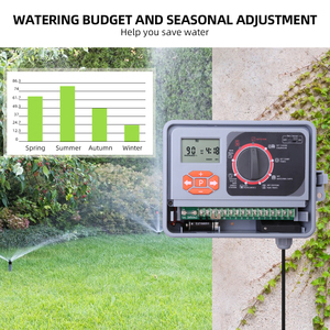 Presa di fabbrica Aqualin automatico controllo di irrigazione digitale in plastica rubinetto da giardino programmatore Timer esterno WIFI tubo automatico - Product Image 4