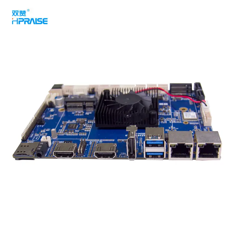 rk3588 AI octa core LTE 5G android 12 embedded dual lan rs485 rs232 8K DP multi display motherboard main board
