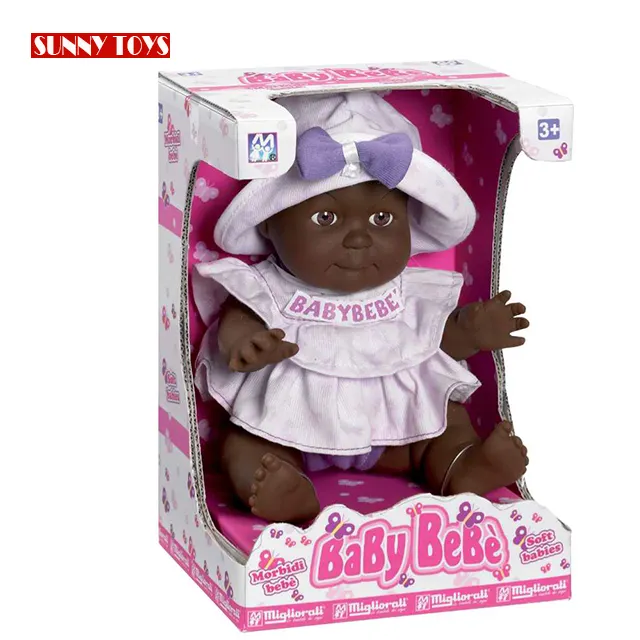 Fashion reborn baby dolls 28cm plastica realistica black african doll girl toy black baby dolls giocattoli per bambini