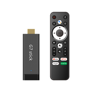 最新で最も安いATVOSスマートテレビスティックG74kデュアルWifi 2G 16G B = TボイスリモートミニUSBテレビボックスファイヤースティックに似ています - Product Image 1