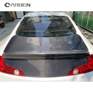 เหมาะสำหรับ G35 Infiniti 03-07 Infiniti ฝาครอบคาร์บอนไฟเบอร์แบบเต็ม CV37 V35 G35สไตล์ CSL อัพเกรดคุณภาพสูงฝาครอบท้ายรถ - Product Image 2