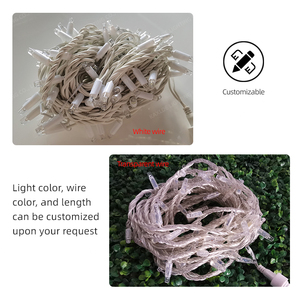 Cadena de luces decorativas bicolor para una elegante iluminación del hogar - Product Image 5