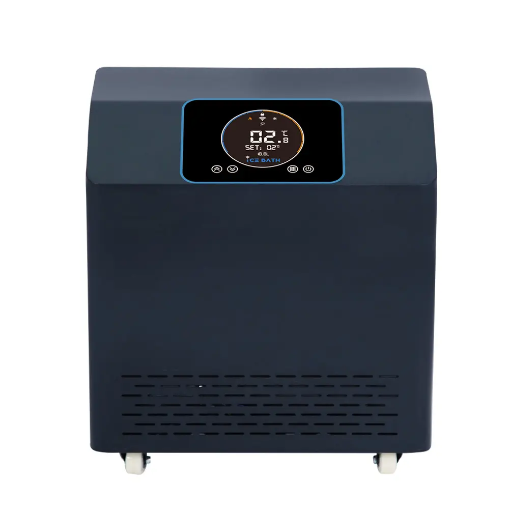 Refrigeratore produttore di recupero ghiaccio 1HP refrigeratore d'acqua WIFI bagno di ghiaccio Chiller e filtro