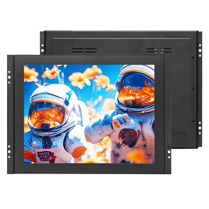 Marco abierto Monitor Industrial de 12 pulgadas 800*600/1024*768 4:3 Pantalla táctil LCD Caja de metal con entrada VGA/AV/BNC/USB - Product Image 1
