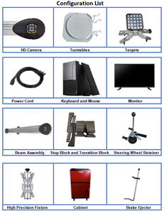 Mô hình tốt nhất nhà máy chuyên nghiệp nhà để xe thiết bị độ chính xác cao 3D 4 bánh xe liên kết máy xe lốp aligner 110V/220V 12 tháng - Product Image 3