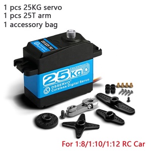 Waterproof DS3225 Pro 25KG Digital Coreless Stainless Steel <strong>Servo</strong> High Speed <strong>Robot</strong> <strong>Servos</strong> for <strong>Arduino</strong> Robotic 1/8 1/10 RC Car