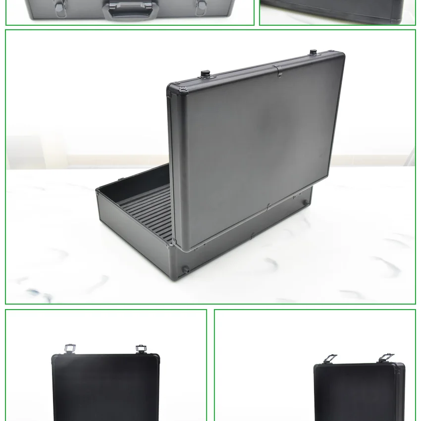 High Quality Practical Ceramic Tile Quartz Granite Specimen Box Carry For Stone Display Aluminum Case