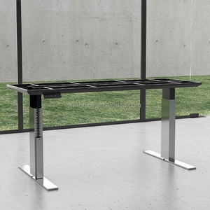 Mesa eléctrica de altura ajustable, escritorio de oficina fijo, ergonómico, ejecutivo, de pie - Product Image 4