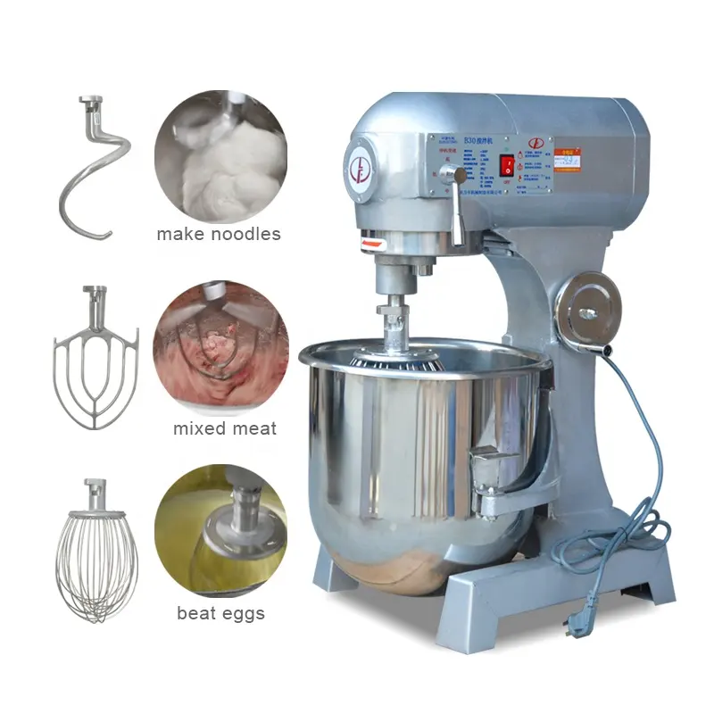 Hotel Restaurant Baking Equipment Industrial Commercial Mixer Food Egg Cake Dough Mixer Planetary Mixer