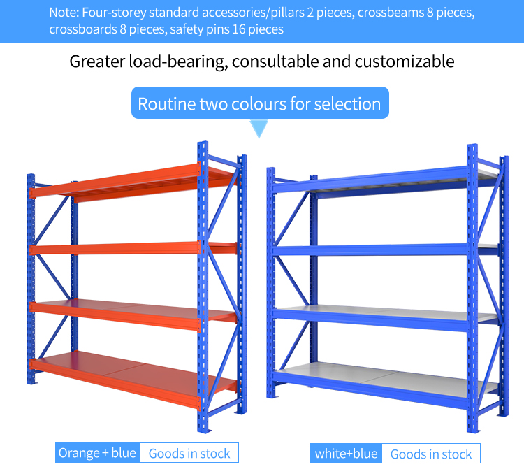 Flexiable Industrial Storage Shelves Metal Steel Beam Commercial Storage Pallet Rack 0