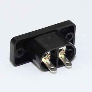 C8パネルマウントプラグアダプター250VAC 2.5A2ピンIECインレットモジュールプラグ電源ソケットストレートオスソケット - Product Image 5