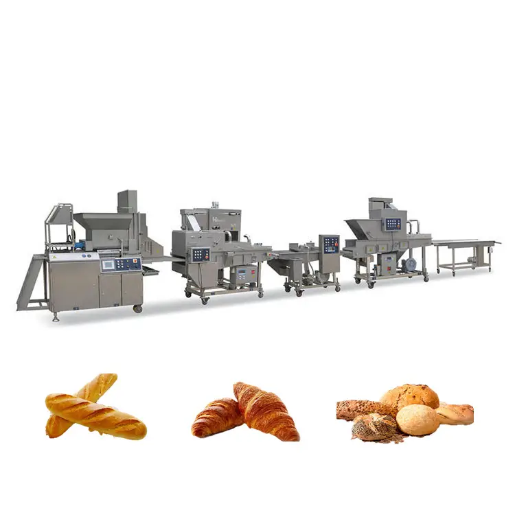 Machines à pain industrielles/boulangerie française machine à pain française faisant la ligne de production de pain de machine