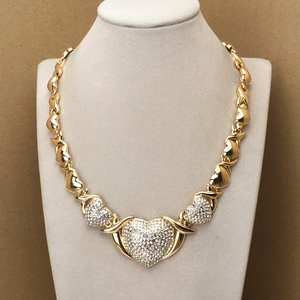 Yuminglaiイタリアの金メッキジュエリーセット<span class=keywords><strong>XOXO</strong></span>ジュエリー女性用金メッキジュエリーFHK10204