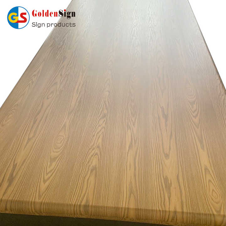 Goldensign PVC Laminated PVC Foam Board Sheet 4x8 Polystyrene Foam Sheets Wooden Grain Pvc Sheet