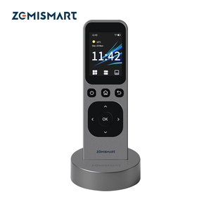 Tuya <span class=keywords><strong>WiFi</strong></span> Zemismart Controle Remoto Central IR com HD Touch Screen com Base de Carregamento Controle Inteligente Tuya Smart Zigbee BLE Dispositivo