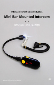 Mini oído Walkie Talkie sistema de intercomunicación bidireccional 25 canales 400-470MHz 0,5 W inalámbrico restaurante intercomunicador para Hotel