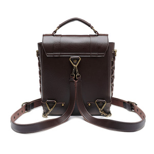 Backpack Women's Backpack Personalized Foreskin Leather Ladies Shoulder <strong>Bag</strong> Small Backpack - Product Image 5