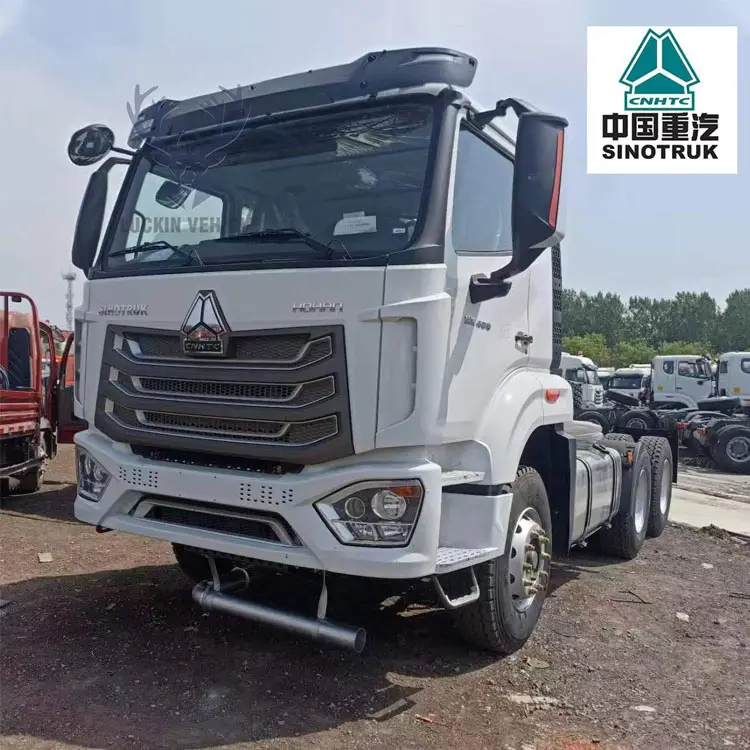 Cng Sinotruk Howo Tracteur Camion utilisé 6x4 Tête de camion Tracteur Howo Tracteurs Camions