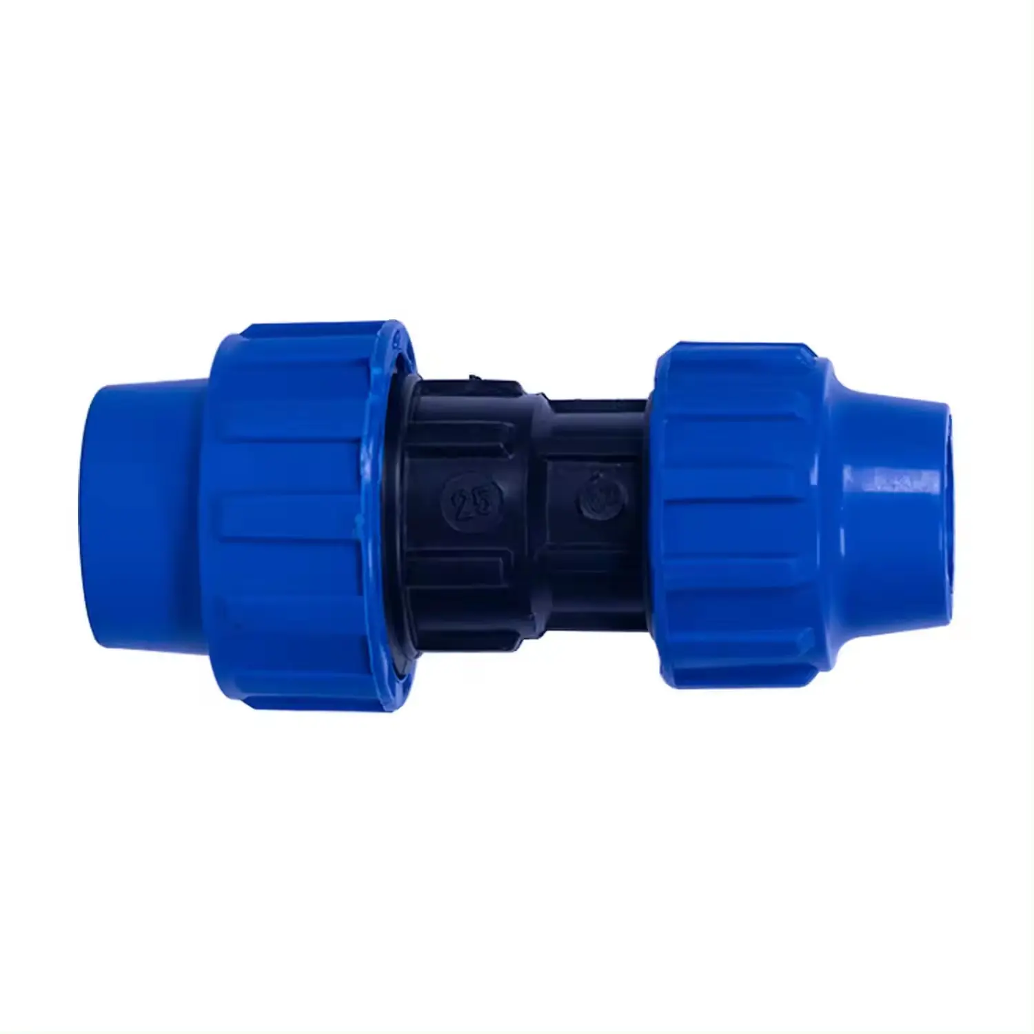 Haisha Direct Sale 1'' 2'' 3'' Flexible HDPE Pipe Coupling Fittings Impact Resistant OEM Customization Head Welding Connection