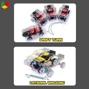 QS çin çocuk uzaktan kumanda 1:10 2.4G Drift tırmanma kamyon araba oyuncak elektrikli RC Off-Road dublör modeli araç oyuncak işık ile - Product Image 4