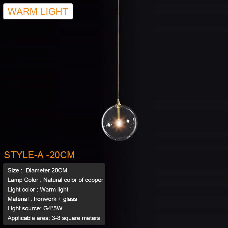 Style-A-lumière chaude -20CM