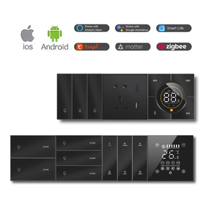 2025 Zigbee Smart Switch Wifi Dimmer sistema di automazione domestica 1 2 3 4 Gang Tuya Smart Home interruttore della luce intelligente telecomando - Product Image 3