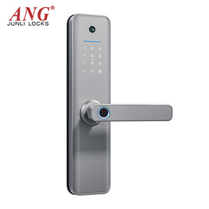 Anahtarsız giriş Tuya akıllı kapı kilidi parmak izi biyometrik elektrikli kilit akıllı kilidi ile kamera - Product Image 5