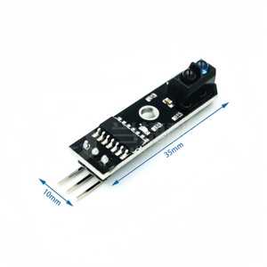 1-Kanal-Tracking-Modul Intelligenter Auto-Infrarot-Tracking-Sonden-Tracking-Sensor Schwarz-Weiß-Linien erkennung