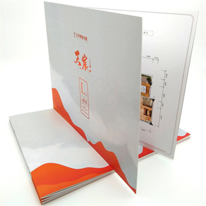 定制A4 A5设计说明手册软皮目录迷你小册子印刷在纸板纸上印刷手册