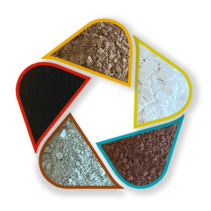 Natural Five Color <strong>Clay</strong> for Ceramic Refractory and High-temperature Resistant Red <strong>Clay</strong> for Casting - Product Image 2