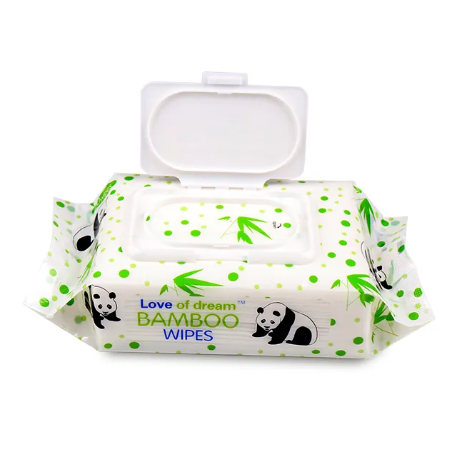 Baby Wipes 100% Hữu Cơ Tre Ướt Wipes OEM Và ODM Nhà Máy Tùy Chỉnh Baby Wet Wipes