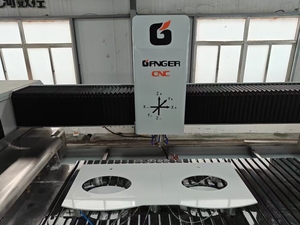 Ganger CNC 3-осевой мостовой тип с одной головкой и отверстием для раковины CNC маршрутизатор для шлифовки мрамора, гранита, кварцевого камня, машина для полировки - Product Image 4