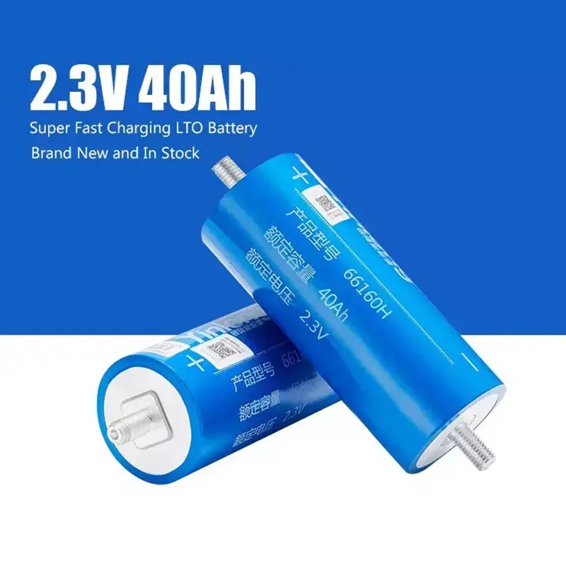 Ying uzun LTO 45Ah 40Ah 2.3V silindirik 66160 LTO66160 Yinglong lityum iyon Titanat Batterie tutucu bara ile bir sınıf