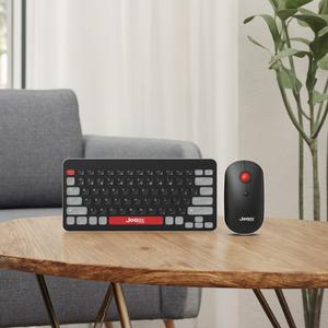 Mini combo de ratón inalámbrico 4D BT con 79 teclas Teclado de oficina Delgado Teclas de colores mezclados Interfaz USB Nuevo teclado para computadora portátil - Product Image 6
