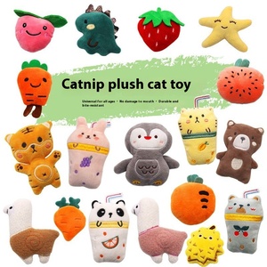Durable lindo Catnip juguete de peluche autoestimulante resistente a mordeduras resistente a los arañazos nuevos suministros para mascotas para gatos al por mayor - Product Image 3